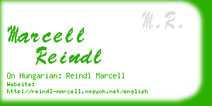 marcell reindl business card